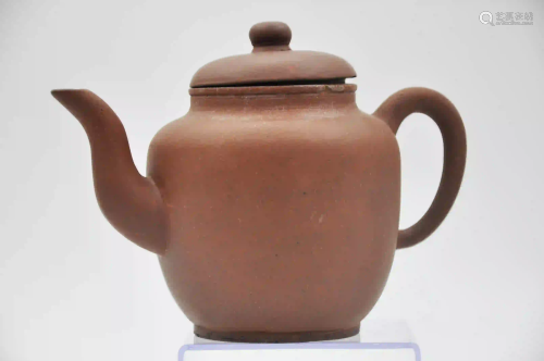 18-19th century purple clay pot