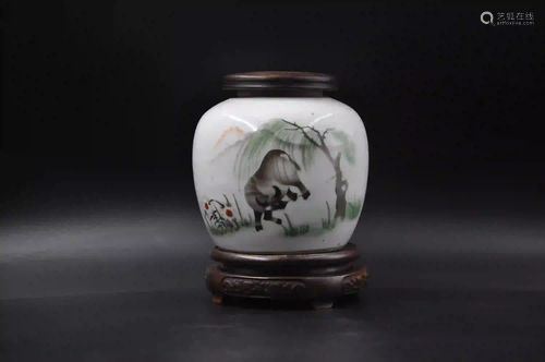 19th century little jar