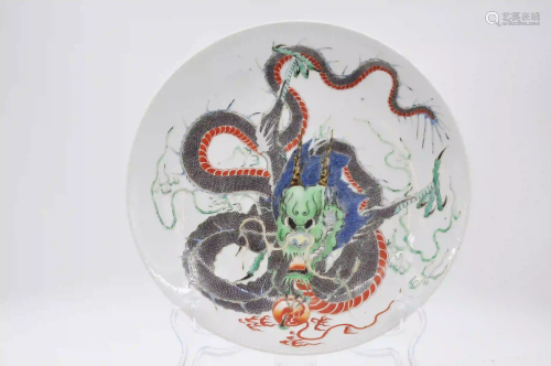 17th century porcelain plate