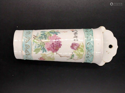 19th century wall vase