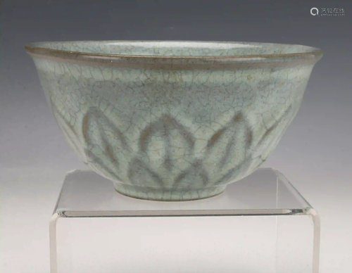 SONG STYLE CRACKLE LOTUS PETAL BOWL