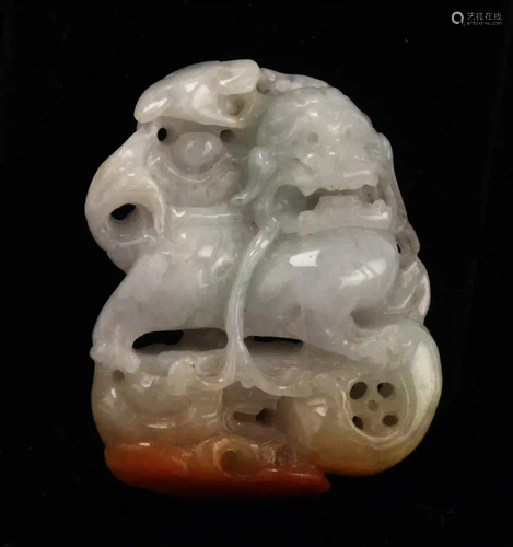 LAVENDER JADE FOO DOG