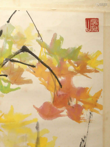 AUTUMNAL BAMBOO PAINTING