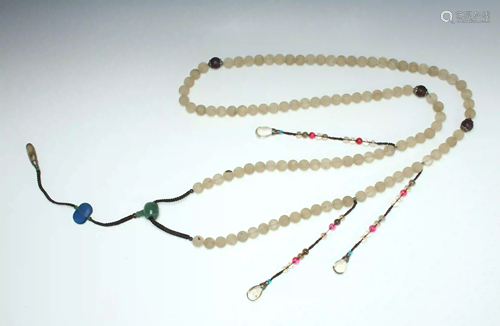 QUARTZ, JADE CHAO ZHU COURT NECKLACE