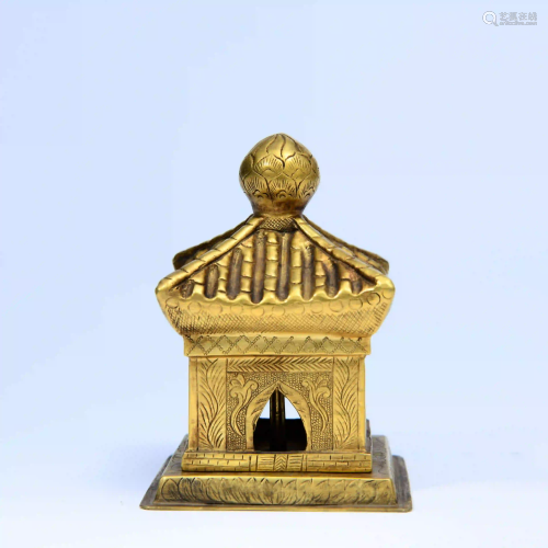 A Silver-gilt Seven-Fold Treasure Box