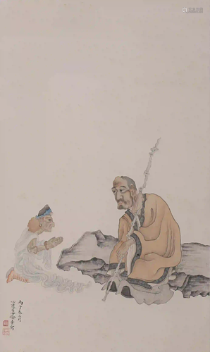 A Chinese Painting, Xu Bangda Mark