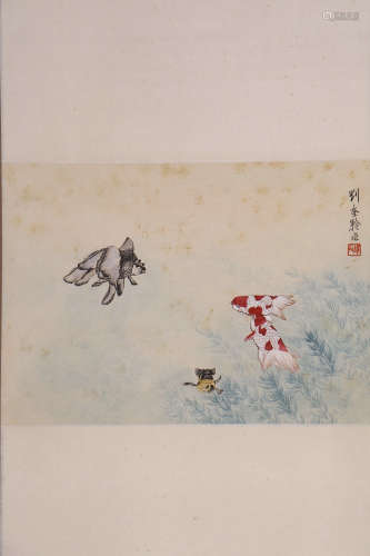 chinese painting by liu kuiling