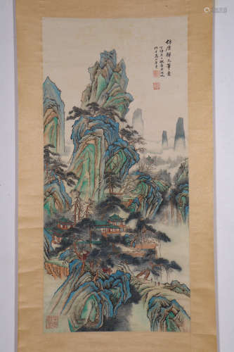 chinese painting by wu hufan