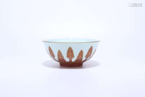 chinese red glazed porcelain 