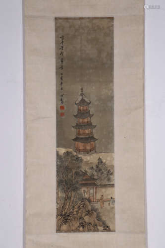 chinese painting by pu xinyu