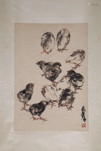 chinese painting by huang zhou