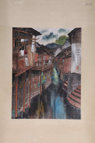 chinese painting by huang yongyu