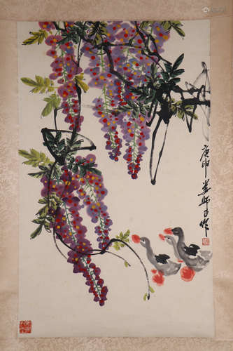 chinese painting by lou shibai