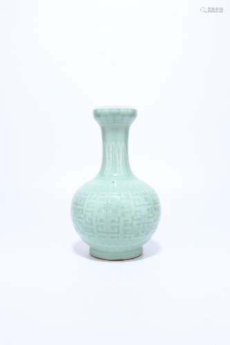 chinese celadon glazed porcelain vase