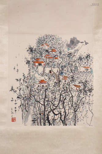 chinese painting by wu guanzhong