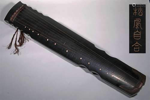 chinese antique qin instrument