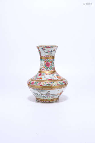 chinese famille rose porcelain vase