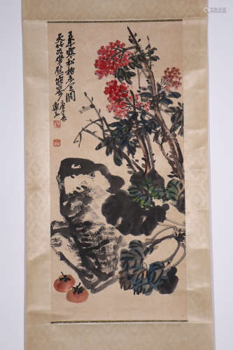 chinese painting by zhu lesan
