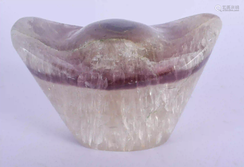 A CONTINENTAL CARVED AMETHYST BLUEJOHN TYPE BOULDE…