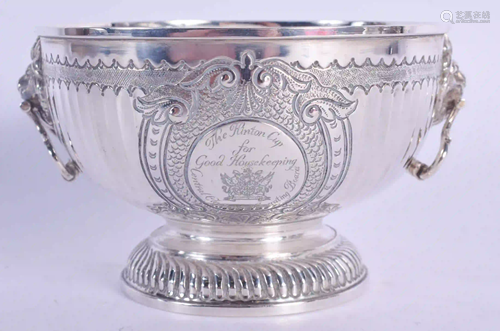 A RARE MINIATURE SILVER MONTEITH BOWL SUGAR BOWL. 211