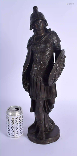 European School (19th Century) Bronze centurion. 47 cm