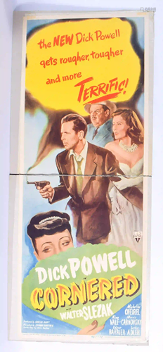 THE NEW DICK POWELL ADVERTISING FILM BOARD POSTER. 88