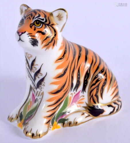 Royal Crown Derby paperweight Sumatran Tiger Cub