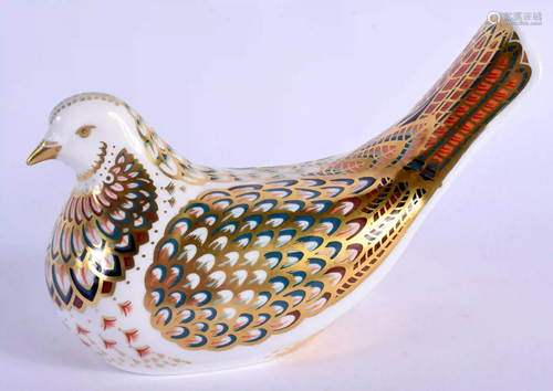 Royal Crown Derby paperweight Millennium Dove. 15cm