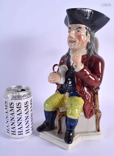 A LARGE 19TH CENTURY CONTINENTAL POTTERY CHARACTER…