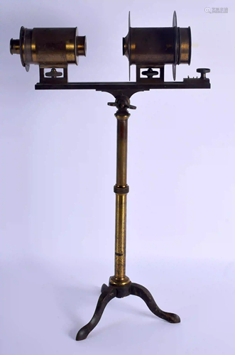 AN UNUSUAL 19TH CENTURY FRENCH TELESCOPE possibly a