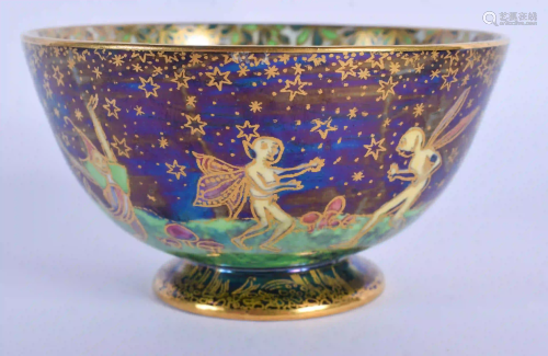 A WEDGWOOD FAIRYLAND LUSTRE PORCELAIN BOWL by Daisy