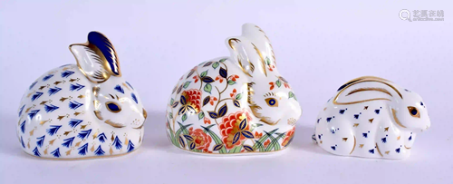 Royal Crown Derby paperweight Meadow Rabbit (Collectors