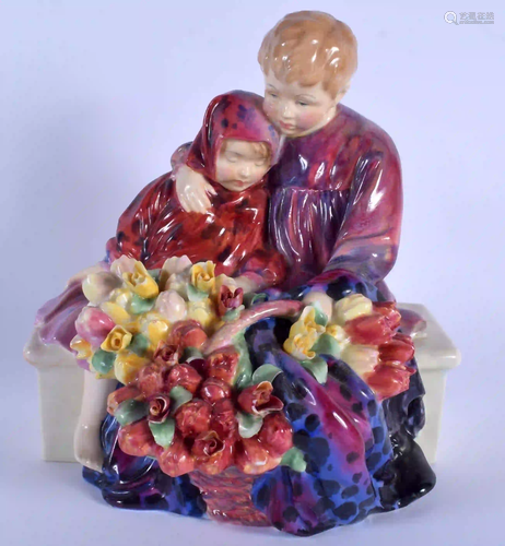 A RARE LARGE ROYAL DOULTON FIGURE OF THE FLOWER …