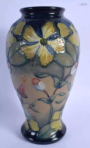Moorcroft large vase. 25.5cm high