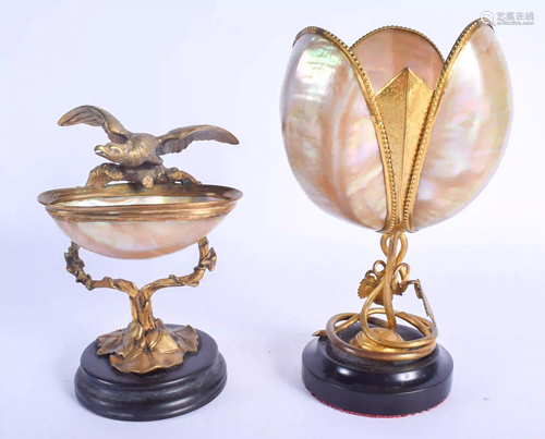 A 19TH CENTURY FRENCH PALAIS ROYALE MOTHER OF PEARL