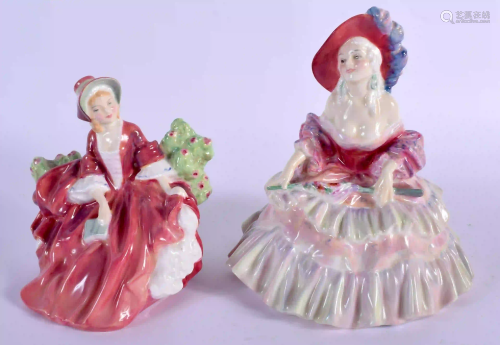 TWO ROYAL DOULTON FIGURES Evelyn & Lydia. (2)