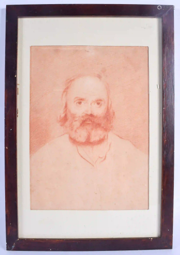 Continental School (19th Century) Sketch, Bearded male.