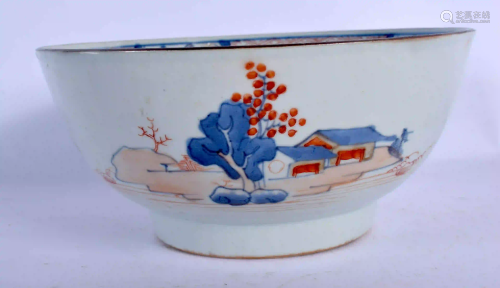 AN EARLY 18TH CENTURY CHINESE EXPORT IMARI BOWL