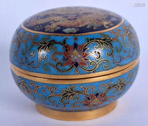 A FINE 19TH CENTURY CHINESE CLOISONNE ENAMEL BOX…