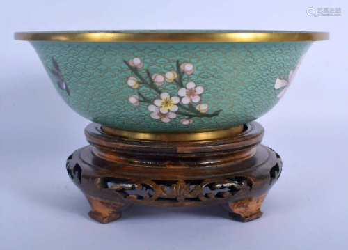 A CHINESE REPUBICAN PERIOD CLOISONNE ENAMEL BOWL