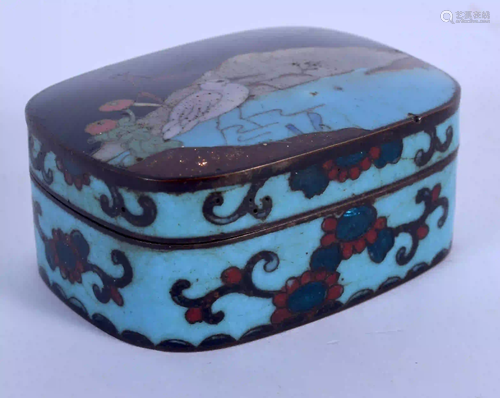 A LATE 19TH CENTURY JAPANESE MEIJI PERIOD CLOISONNE