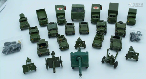 Collection of Vintage Dinky military models. (qty)