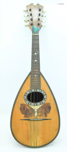 A cased Vintage Italian Mandolin maker Giuseppe Casini