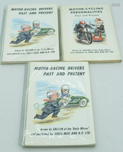 A set of books by Sallon of the Daily Mirror motor
