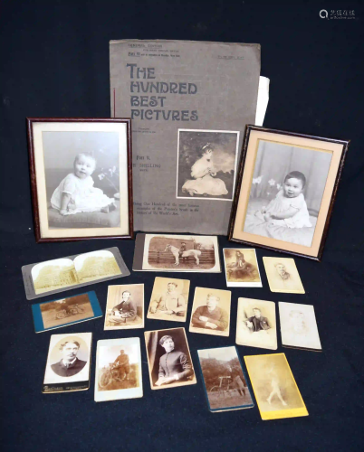 A collection of Edwardian photographs and vintage