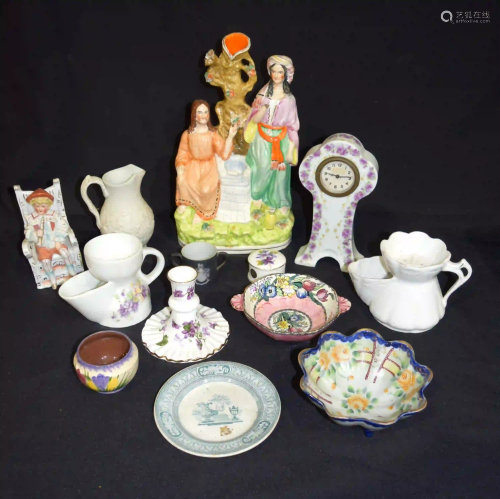 A group of English and continental and English ceramics