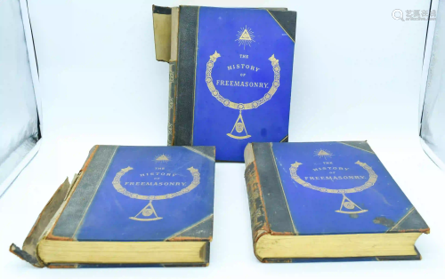 History of Freemasonry Vol 1 to 3 by Robert Freke Gould