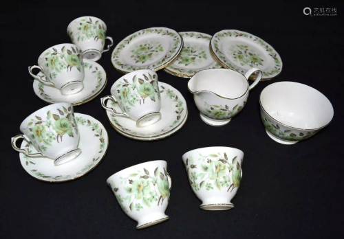 A part Colclough Tea set. (Qty)