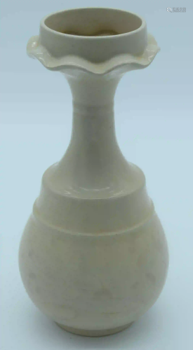 A Chinese Song ding ware vase 27 x 13cm.
