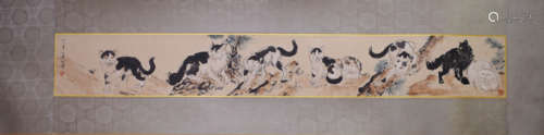 A Chinese Cat Painting, Xu Beihong Mark